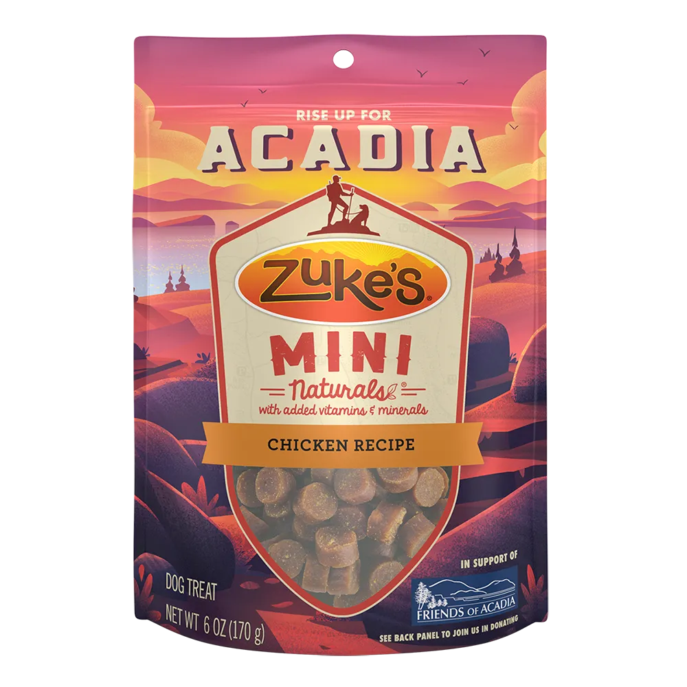 Zukes Mini Naturals Chicken Recipe Dog Treats - Rise Up for Acadia National Park