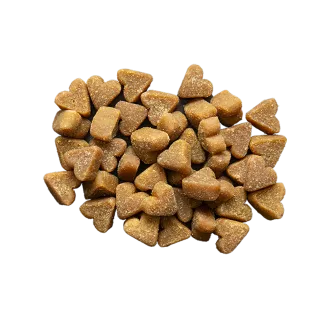 Zukes Mini Naturals Hearts Peanut Butter and Oats Recipe Dog Treat