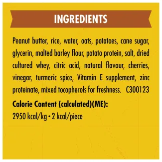 Zuke's Mini Naturals Peanut Butter and Oats Recipe Dog Treats - ingredients